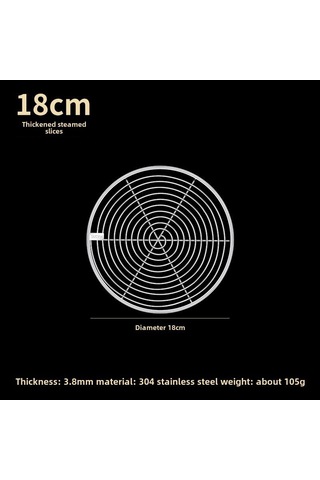 Monyee Ev Ve Ticari Kullanıma Uygun 18cm Kalın 304 Paslanmaz Çelik Yemek Siperliği - Multifonksiyonel, Temizliği Kolay, Modern Tasarım