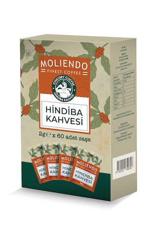 Moliendo Hindiba Kahvesi 60 Tek İçimlik Paket 120 G Çözünebilir