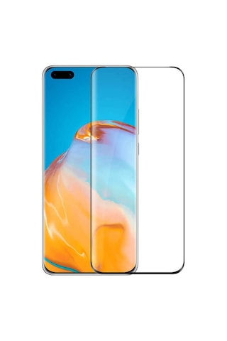 Huawei P40 Pro Davin Seramik Ekran Koruyucu Siyah