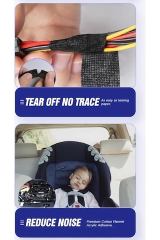 9/15/19mm Elektrik Bandı Isıya Dayanıklı Yapışkan Bez Kumaş Bant Otomotiv Kablo Bandı Kablo Demeti Kablo Demeti Elektrik Isı Bantları 19mm