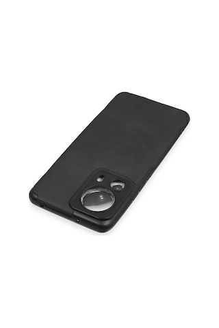 Ventra Mi 13 Lite Kılıf Loop Deri Silikon - Siyah Ventra