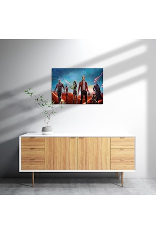 Cakasepetim Guardians Of The Galaxy Vol 2 Kahramanlar Ve Meteorlar Ahşap Mdf Tablo
