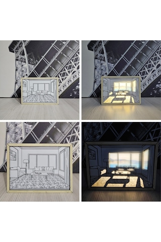 4d İlustrasyon Dekoratif Ve Gece Lambası