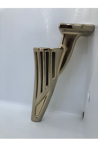 Plastik,21cm Metal Görünümlü Gold Kaplamalı Mobilya Ayağı 4 Adt