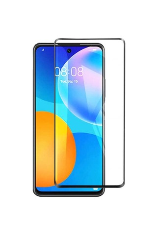 Huawei P Smart 2021 Uyumlu Zore Kenarları Kırılmaya Dayanıklı Cam Ekran Koruyucu