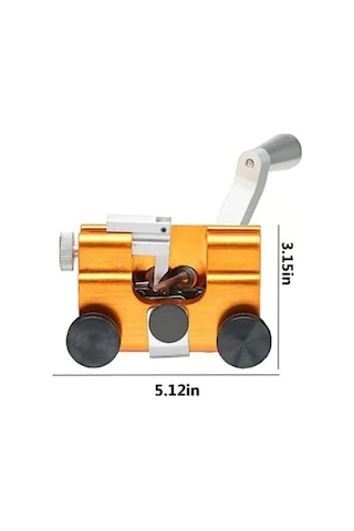 Pazly Pratik Testere Zinciri Bileyici - Alüminyum Alaşımlı Taşınabilir Bileme Seti, Hızlı & Hassas