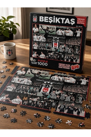 Mythos 1000 Parça Puzzle Beşiktaş 2025/2026 Sezonu 68 X 48 Cm Resmi Lisanslı