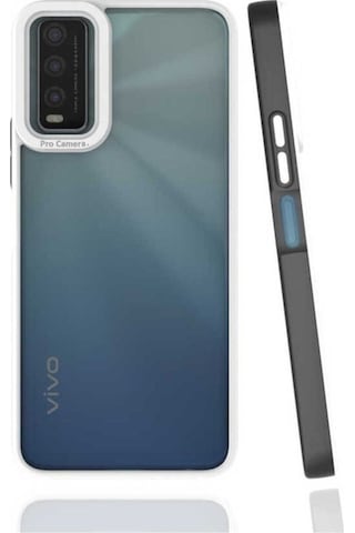 Vivo Y20s Kılıf Zore Mima Kapak Siyah