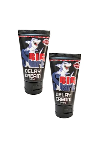 Big Shark Del.ay Erkekler Için Yeni Formülü Geci.ktirici Krem 50 Ml X 2 Adet