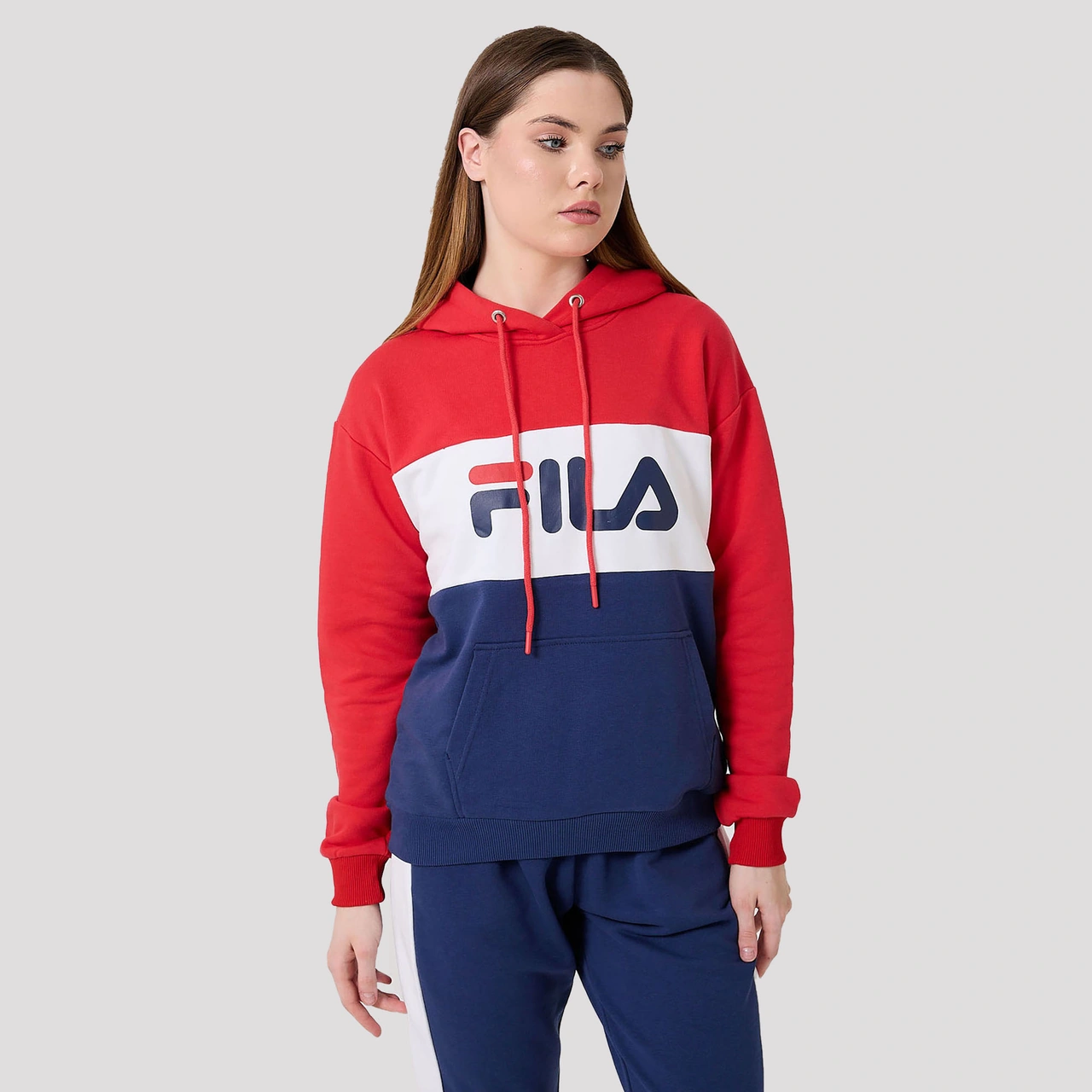 Lacivert Fila Kadın Günlük Sweatshirt Lori Hoody 687042.3303 Lacivert