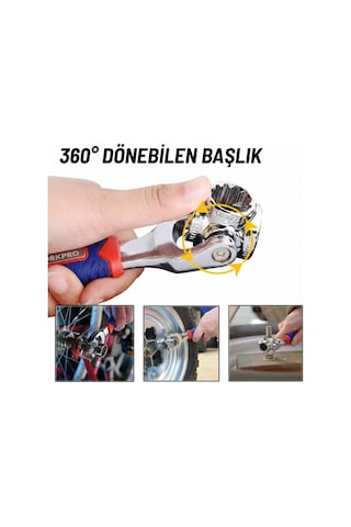 Workpro Wp272018 8 In 1 Mafsallı Çok Fonksiyonlu Profesyonel Lokma Anahtarı