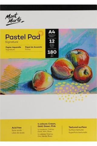 Mm Pastel Pad Asitsiz 4 Renk Signature 180gr A4