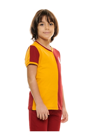 Gsstore Galatasaray Çocuk Metin Oktay T-shirt C88097 Kırmızı - Sarı