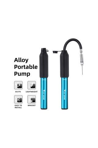 West Bıkıng-alüminyum Alaşımlı 120psı Bisiklet Lastiği Pompası Mavi