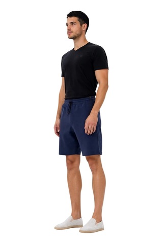 Ar-ma Erkek Şort Baskisiz Basic İp Kapamali Önden Normal 2 Cepli ,arka Normal Tek Cepli Şort Örme Kumaş Regular Fit %100 Pamuk 30/2 Süprem Y31504279802 Lacivert-l1