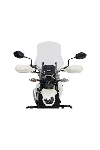 GP Kompozit Hero X-Pulse 200 2020-2024 Uyumlu Tur Camı Şeffaf 49 cm