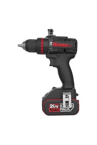 Kress KUC33.1 20V/5.0AH Li-ion 95NM Çift Akülü Profesyonel Şarjlı Darbeli Matkap