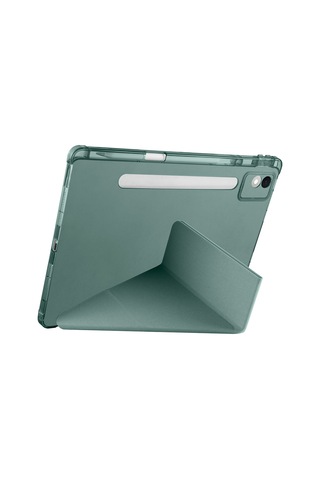 Teleplus Lenovo Idea Tab Pro 12.7 Tb-373fu Kılıf Trifolding Katlanabilir Smart Kalemlikli Kapak Kapaklı Kılıf