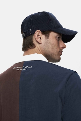Ucla Clark Kahve Baskılı Polo Yaka Standard Fit Erkek Sweatshirt Kahve Kahverengi