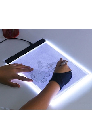 TechTic LED Işıklı Çizim Tableti Kopyalama Panosu 24 x 15 CM