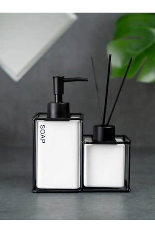 Denezo Gina Sabun Dispenser Ve Ev Difüzörü, 2'li Set 399581624 Beyaz