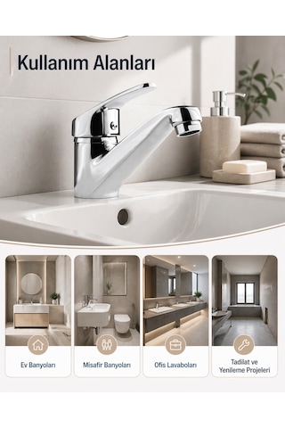 İtimat Vega 352 Mix Lavabo Bataryası