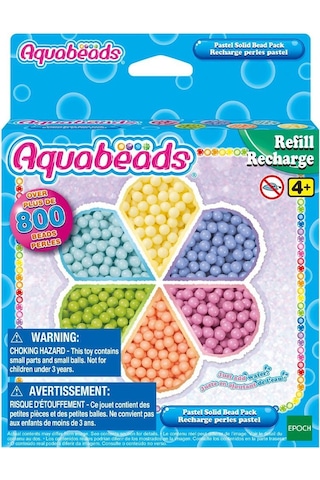 31505 Epoch AquaBeads Pastel Boncuk Paketi, 800 parça +4 yaş