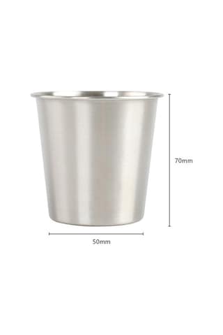 Dancemonkey Aotu 2 Adet 304 Paslanmaz Çelik Kamp Bardağı, Bpa İçermeyen Kahve Kupa, Piknik İçin Kullanışlı Altın