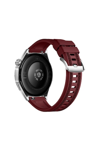 Huawei Watch Gt3 Pro Gt3 Gt2 46mm Sportstripe Örgü Desen Metal Tokalı Silikon Akıllı Saat Kordonu