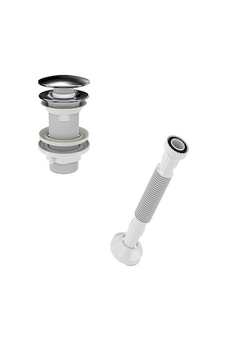 Iz Yapı Klik Klak Paslanmaz Metal Lavabo Pop Up Sifon