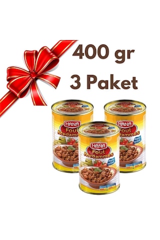 Hana Haşlanmış Kuru Bakla 3 x 400 G