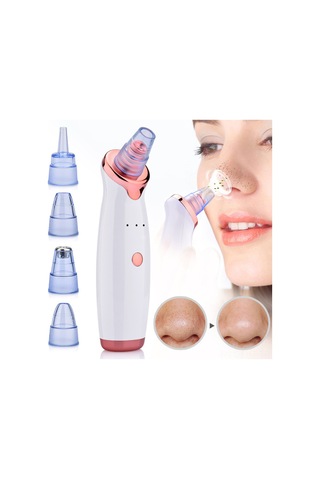 Hangfox Evcil Cilt Bakımı Elektrikli Siyah Nokta Çıkarıcı - 3 Seviye Ayarlı, 5 Emme Ucu Ve 5'li İğne Seti İle Derin Pore Temizleyici Cilt Bakımı Aleti