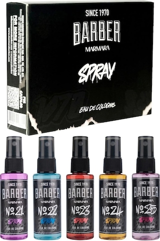 Marmara Barber 5'li Mix Set Edc Sprey Kolonya 50 Ml