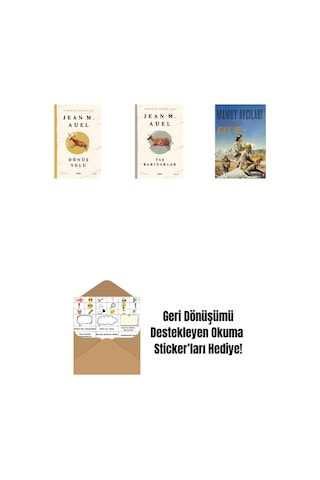 Yeryüzü Çocukları 4 - Dönüş Yolu + Yeryüzü Çocukları 5 - Taş Barınaklar + Mamut Avcıları + Okuma Sticker'ları