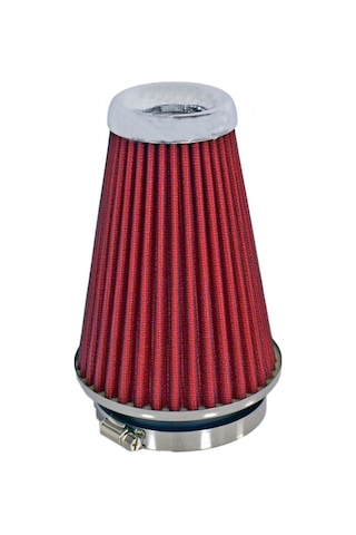 Carub Br4686001 Tuning Hava Filtresi 2 Aparatlı Krom-Kırmızı