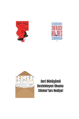 Zehirli Dalga + Sherlock Holmes - Bütün Romanlar Ciltli + Okuma Sticker'ları