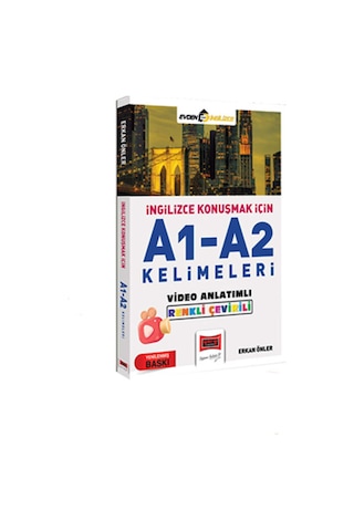 Erkan Önler İngilizce Konuşmak İçin A1-a2 - B1-b2 Kelimeleri Video Anlatımlı Renkli Çeviri 2'li Set - 875644482