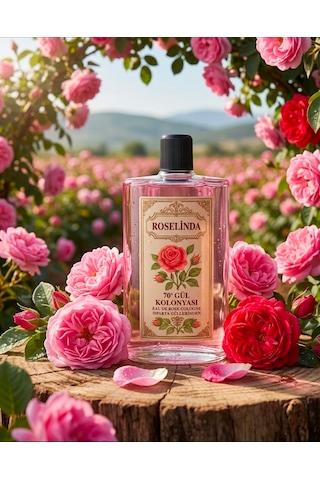 Roselinda 70 Derece Gül Kolonyası Cam Şişe 200 ML