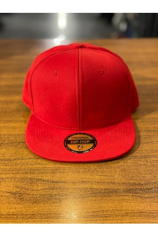Hiphop Snapback Rapper Basket Kırmızı Kanvas Cap Şapka