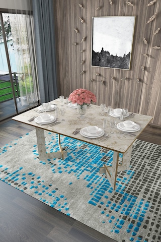 Asra Trend %100 Mdflam Yemek Masası Ym-02 Silves Çok Renkli