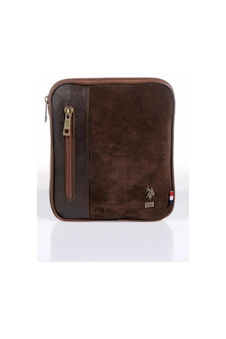 U.s. Polo Assn. Erkek El Çantası Süet Kahverengi 6766 Kahverengi