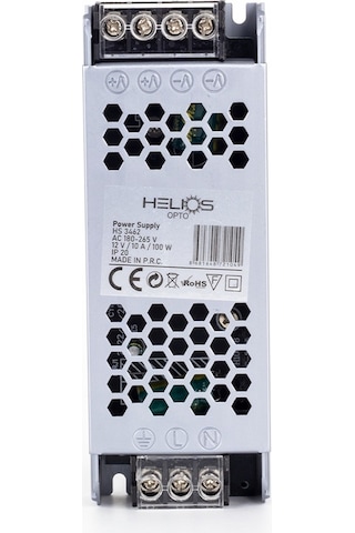 Helios  Hs 3462 Opto Ultra Plus Slim 10A 100W 12V Led Trafosu