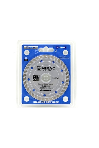 Northcity 115 Mm Mermer Kesme Diski 22.2 Mm İnce Turbo