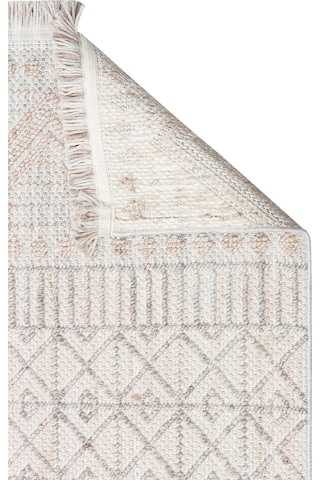 Cozy Czy 02 Grey Beige Hav Toz Vermez Modern Örgü Dokuma Makine Halısı