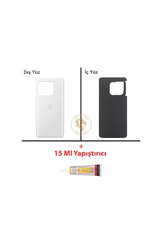 One Plus Yapıs Tırıcı One Plus 10 Pro Beyaz Yapıs Tırıcı B-7000 Yapıştırıcı Arka Kapak Arka Cam Batarya Kapağı Lazer Kesim Kapak Pil Kapağı Back Cover Çok Renkli