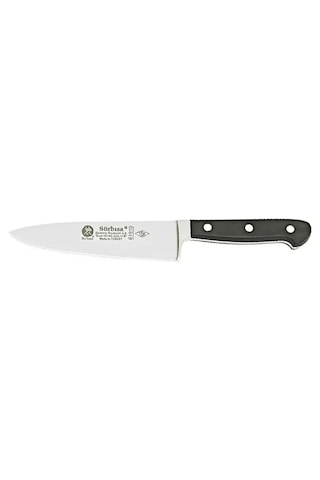 61910 - Sürmene Sıcak Dövme Şef Bıçağı 15,5 Cm 001 Siyah