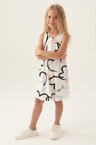Rolypoly Kız Çocuk Krem Elbise 5274-43498 Krem