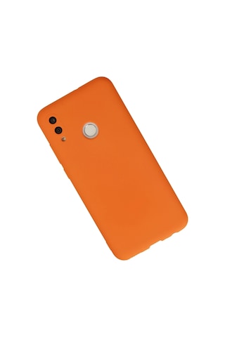 Cosmotex Newface Huawei P Smart 2019 Kılıf Nano İçi Kadife Silikon - Turuncu