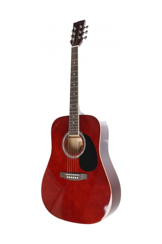 Almira F650n-wr Akustik Gitar Şarap Kırmızısı Kesik Kasa Cut