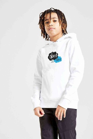 Tshirthane The Fault In Our Stars Baskılı Unisex Çocuk Kapüşonlu Beyaz Sweat